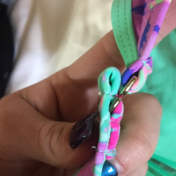 Strapless bright bathing suit top - Picture 4 of 4